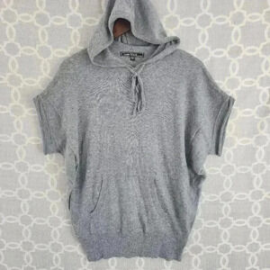 Love Stitch Wool blend pullover hooded short sleeve women's S